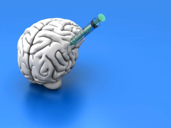 injection into brain