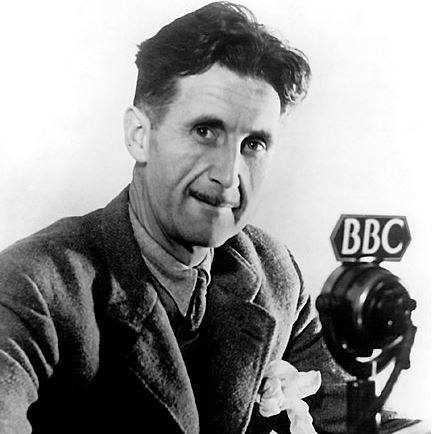 Photo of George Orwell.